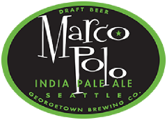 Marco Polo IPA tap label